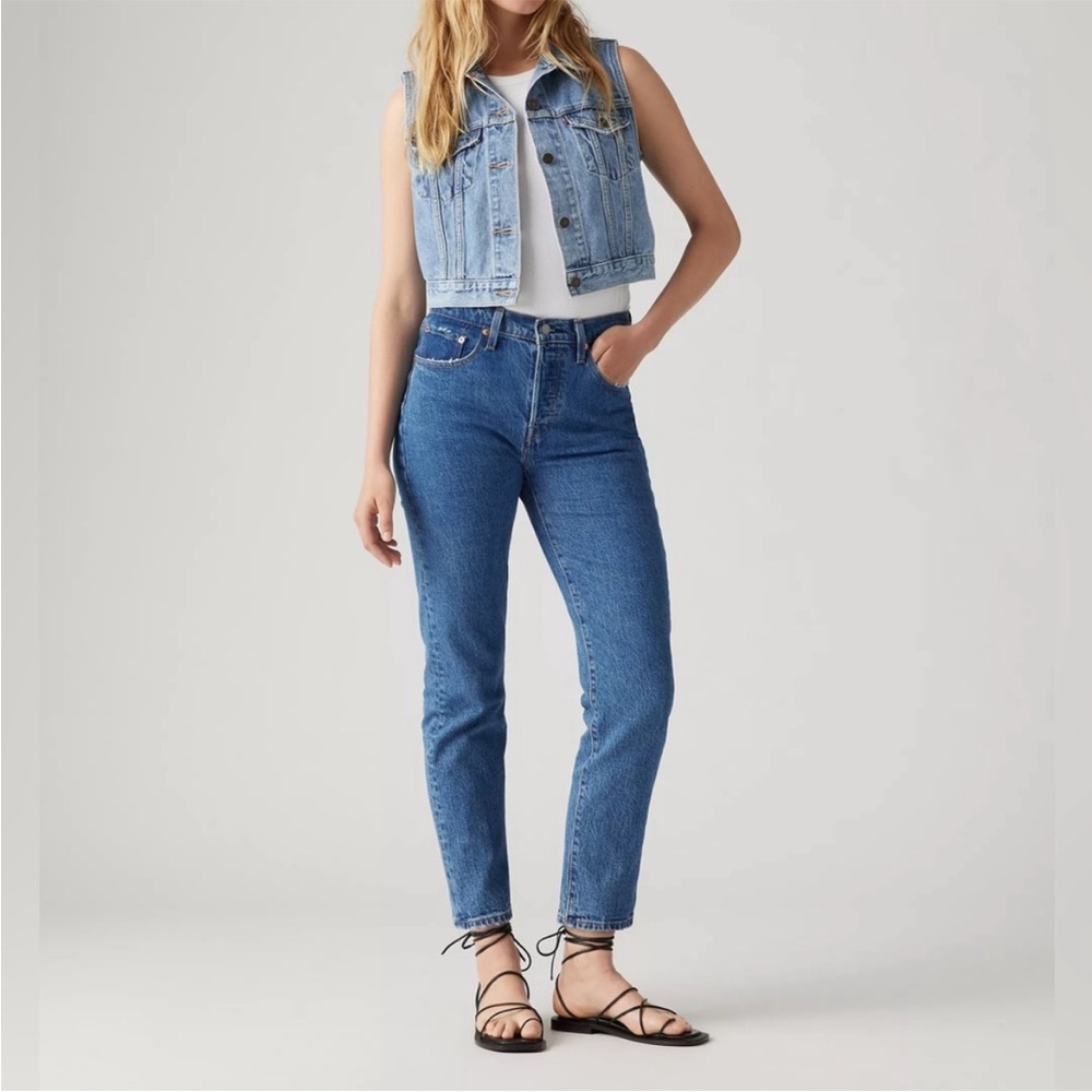Levi's Women's 501 Skinny Jeans - Dark Blue